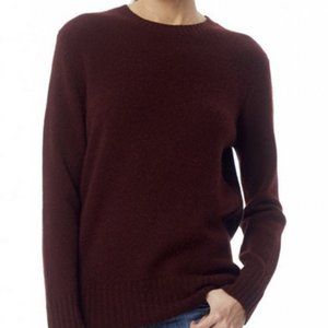 Burgundy, Grey, Tan 360 Cashmere Sweater